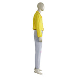 Camisa cosplay amarilla Romance para hombre adulto traje para fiesta de carnaval y Halloween