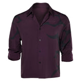 Camisa negra Jinu Cosplay para hombre adulto traje de carnaval para Halloween