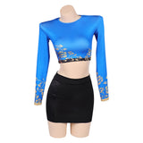 Disfraz de Zoey Blue para mujer adulta para Halloween carnaval o fiesta