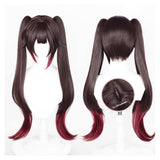 Honkai Star Rail Sparkle Cosplay Negro Wig Adulto Halloween Carnaval Accesorios De Fiestas
