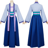 Kusuriya no Hitorigoto Maomao Cosplay Azul Hanfu Disfraz Adulto Mujer Traje De Carnaval Halloween Fiesta