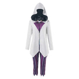 Arcane League of Legends Jinx Cosplay Blanco Hoodie Disfraz Adulto Mujer Traje De Carnaval Halloween Fiesta