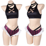 League of Legends Jinx Cosplay Disfraz Adulto Hombre Mujer Traje De Carnaval Halloween Fiesta