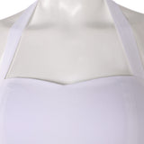 Now You See Me:Now You Don't vestido blanco de cosplay de Henley Reeves para mujer adulta traje para fiesta de carnaval o Halloween