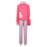 Pijama rosa de Lucifer de Hazbin Hotel para hombre adulto, traje para fiesta de carnaval y Halloween.