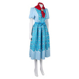 Stranger Things Holly Wheeler Cosplay Vestido azul para mujer Fiesta de Halloween Carnaval