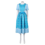 Stranger Things Holly Wheeler Cosplay Vestido azul para mujer Fiesta de Halloween Carnaval