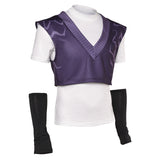 Traje de carnaval de Halloween Mystery Saja negro y morado