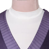 Traje de carnaval de Halloween Mystery Saja negro y morado