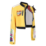 Traje de cosplay amarillo Rumi para mujer adulta traje para fiesta de Halloween y carnaval
