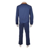 Traje de cosplay azul de Dmitri Antonov de Stranger Things para hombre adulto traje de fiesta de carnaval y Halloween.  