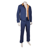 Traje de cosplay azul de Dmitri Antonov de Stranger Things para hombre adulto traje de fiesta de carnaval y Halloween.  