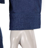 Traje de cosplay azul de Dmitri Antonov de Stranger Things para hombre adulto traje de fiesta de carnaval y Halloween.  