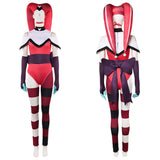 Traje de cosplay de Kitty del Hazbin Hotel para mujer adulta traje para fiesta de carnaval de Halloween.