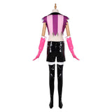 Traje de cosplay Hazbin Hotel Angel Dust Red para mujer adulta, traje para fiesta de carnaval y Halloween.