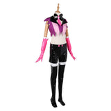 Traje de cosplay Hazbin Hotel Angel Dust Red para mujer adulta, traje para fiesta de carnaval y Halloween.