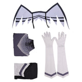 Traje de cosplay Hazbin Hotel Vaggie Lute Grey para mujer adulta traje para fiesta de Halloween y carnaval