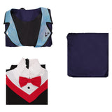 Traje de cosplay Hazbin Hotel Vox azul oscuro para hombre adulto traje para fiesta de Halloween y carnaval