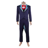Traje de cosplay Hazbin Hotel Vox azul oscuro para hombre adulto traje para fiesta de Halloween y carnaval