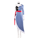 Traje de cosplay morado de Hazbin Hotel Vaggie para mujer adulta traje para fiesta de Halloween y carnaval.