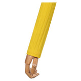 Traje de cosplay Mystery amarillo y morado para fiesta de Halloween y carnaval