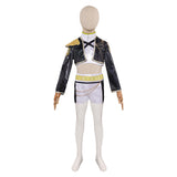 Traje de cosplay negro para niños Rumi Traje para fiesta de Halloween y carnaval