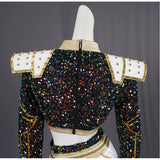 Traje de cosplay para niños Zoey Traje negro Traje de Halloween y carnaval