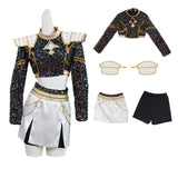 Traje de cosplay para niños Zoey Traje negro Traje de Halloween y carnaval
