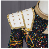 Traje de cosplay para niños Zoey Traje negro Traje de Halloween y carnaval