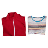 Traje de cosplay rojo de Max Mayfield de Stranger Things para Halloween y fiestas de carnaval