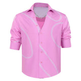 Traje de cosplay romántico rosa para hombre traje de carnaval y fiesta de Halloween