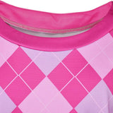 Traje de cosplay rosa Baby para hombre adulto traje de fiesta de carnaval y Halloween