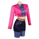 Traje de cosplay rosa Rumi para mujer adulta traje para fiesta de Halloween y carnaval