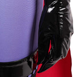 Traje de cosplay Valentino Purple Hazbin Hotel para mujer adulta, traje para fiesta de carnaval y Halloween.