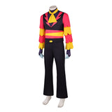 Traje de cosplay Vox Black del Hazbin Hotel para hombre adulto traje para fiesta de carnaval y Halloween.