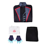 Traje de Cosplay Vox Negro de Hazbin Hotel para Hombre Adulto, Disfraz para Fiesta de Halloween o Carnaval