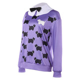Traje morado de Erica de Stranger Things para cosplay, disfraz de Halloween y carnaval.