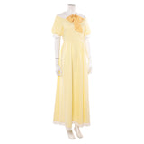 Vestido cosplay amarillo Husk de Hazbin Hotel para mujer adulta traje para fiesta de carnaval y Halloween.