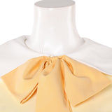 Vestido cosplay amarillo Husk de Hazbin Hotel para mujer adulta traje para fiesta de carnaval y Halloween.