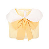 Vestido cosplay amarillo Husk de Hazbin Hotel para mujer adulta traje para fiesta de carnaval y Halloween.