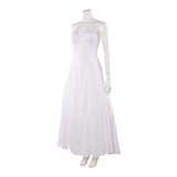 Vestido cosplay blanco Wicked Glinda para mujer adulta traje para fiesta de carnaval y Halloween.