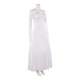 Vestido cosplay blanco Wicked Glinda para mujer adulta traje para fiesta de carnaval y Halloween.