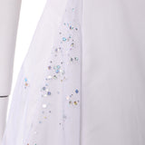 Vestido cosplay blanco Wicked Glinda para mujer adulta traje para fiesta de carnaval y Halloween.