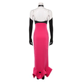 Vestido cosplay rojo Hazbin Hotel Angel Dust para mujer adulta, traje para fiesta de carnaval y Halloween.