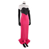 Vestido cosplay rojo Hazbin Hotel Angel Dust para mujer adulta, traje para fiesta de carnaval y Halloween.