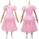 Wicked Vestido rosa de Glinda para disfraz de Halloween para niños traje para fiesta de carnaval 