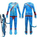 Niños Avatar Jake Cosplay Disfraz Trajes De Una Pieza Traje De Carnaval Halloween Fiesta