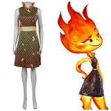 Anime Elemental Ember Cosplay Disfraz Adulto Traje De Carnaval Halloween Fiesta