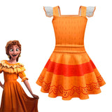 Anime Encanto Pepa Niños Cosplay Vestido Disfraz Falda de Ballet Navidad Carnaval Fiesta Traje