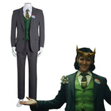 Series de Televisión Loki Uniforme Cosplay Disfraz Halloween Carnaval Traje